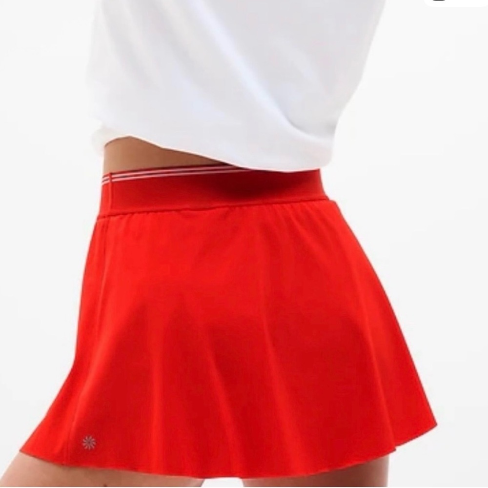 Athleta Red Skirt